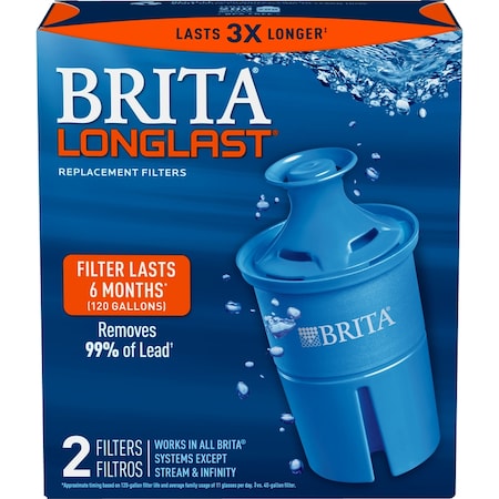 Brita Brita Longlast Replacement Filter, PK2 36244